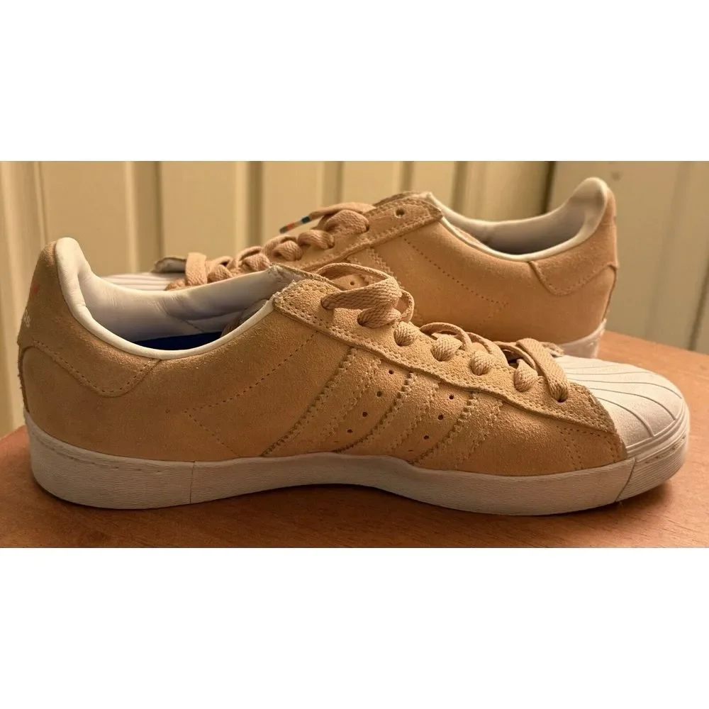 Adidas Skateboarding Superstar Vulc ADV Pastel Pink Size 6.5 Men's Skate‎ Shoes